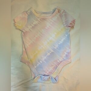 Two-Piece Tye-Dye Onesie Set